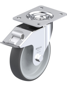 LE-PATH 160G-FI poliuretano ratukas su stabdžiais