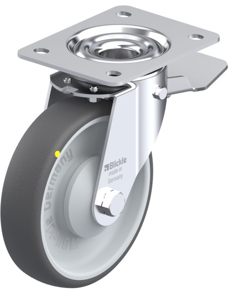 LE-PATH 160KA-ST-ELS antistatinis pasukamas ratukas su