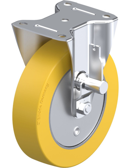 B-GTH 200K-TB fiksuotas poliuretano ratukas 200 mm