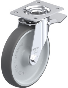 LE-PATH 200R-ST poliuretano pasukamas ratukas su stabdžiais