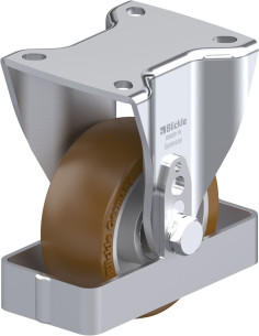 BH-ALB 101K-1-FS poliuretano fiksuotas ratukas 100x40 mm