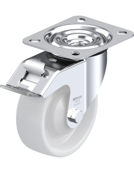 LE-PO 100KA-FI pasukamas ratukas su stabdžiais