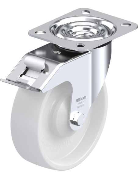 LE-PO 125KA-FI pasukamas ratukas su stabdžiais