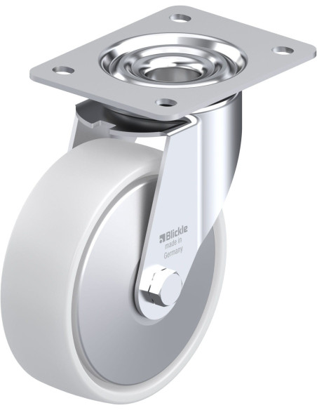 LE-PO 150G-FA sintetinis pasukamas ratukas 150 mm