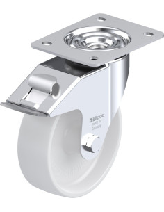 LE-PO 150G-FI sintetinis pasukamas ratukas su stabdžiais