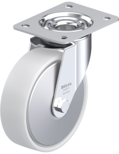 LE-PO 160G-FA sintetinis pasukamas ratukas 160 mm