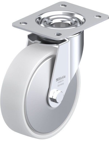 LE-PO 160G-FA sintetinis pasukamas ratukas 160 mm