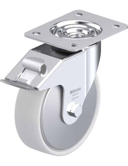 LE-PO 160G-FI-FA sintetinis ratukas su stabdžiais