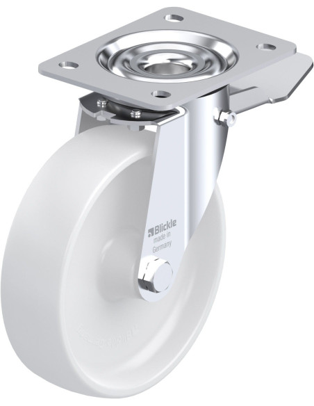 LE-PO 175R-ST Poliamido ratukas su stabdžiais