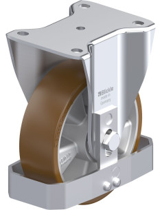 BH-ALB 160K-FS poliuretano fiksuotas ratukas 160 mm