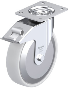 LE-PO 200G-FI-FA Poliamido ratukas su stabdžiais