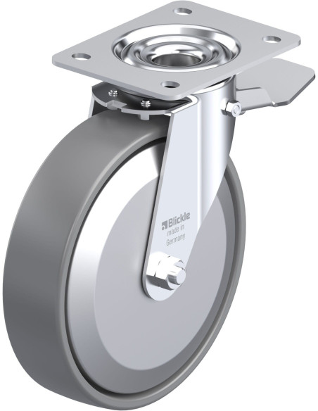 LE-PO 200G-ST-ELS-FA antistatinis ratukas su stabdžiais