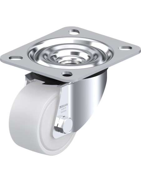 LE-PO 60KF Sintetinis pasukamas ratukas 60mm