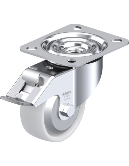 LE-PO 80G-FI-FA sintetinis ratukas su stabdžiais