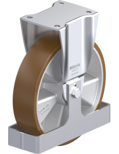 BH-ALB 250K-FS poliuretano fiksuotas ratukas 250 mm