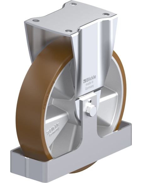 BH-ALB 250K-FS poliuretano fiksuotas ratukas 250 mm