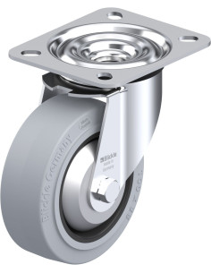 LE-POEV 100G-SG-FA pasukamas ratukas su guma, 100 mm