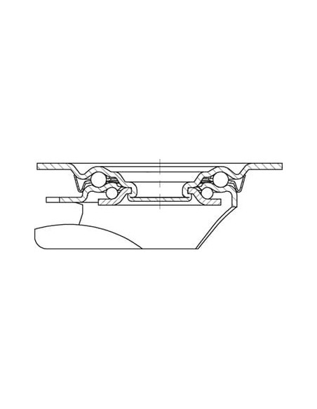 LE-POEV 100XKA-SG pasukamas ratukas dengtas guma