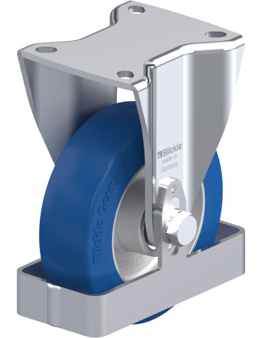 BH-ALBS 125K-1-FS poliuretano fiksuotas ratukas