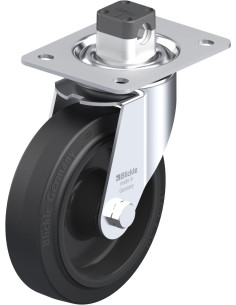 LE-POEV 160R-CS11 pasukamas ratukas su stabdžiais, 160 mm