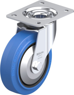 LE-POEV 160R-SB-FA pasukamas ratukas su guma, 160 mm