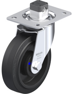 LE-POEV 160XKA-CS11 pasukamas ratukas su stabdžiais, 160 mm