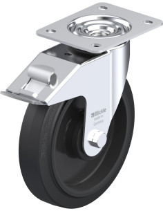 LE-POEV 200KA-FI pasukamas ratukas su stabdžiais, 200 mm