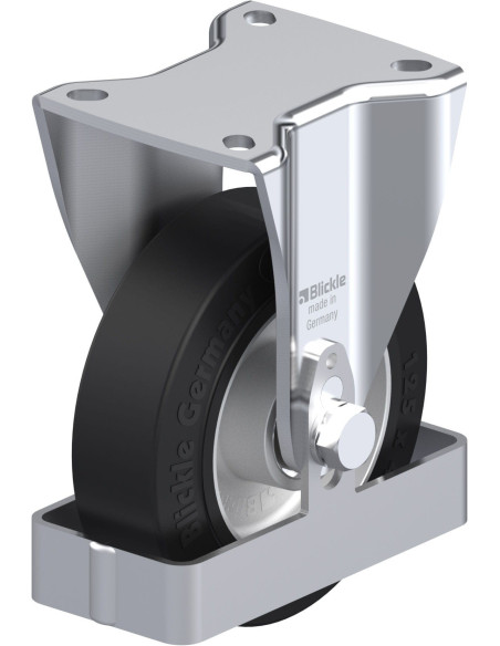 BH-ALEV 125K-1-FS fiksuotas ratukas su guma