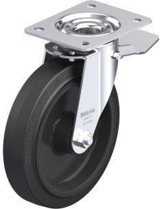 LE-POEV 200R-ST pasukamas ratukas su stabdžiais, 200 mm