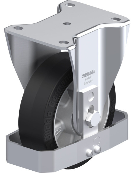 BH-ALEV 150K-FS fiksuotas ratukas su guma